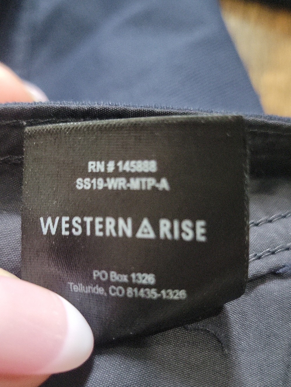 WESTERN RISE Navy Men's Pants - Picture 5 of 6